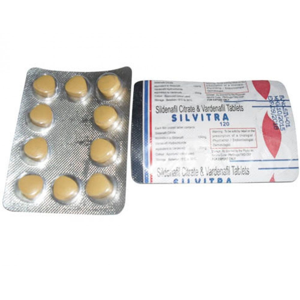 1-2 Generic Silvitra (Sildenafil Citrate 100 mg + Vardenafil 20 mg) - Image 1