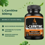 L-Carnitine 500mg Veg Capsules - Image 3