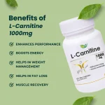 L-Carnitine 1000mg Veg Capsules - Image 3