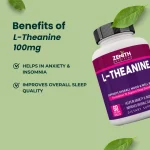 L-Theanine 100mg Veg Capsules - Image 3