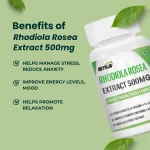 Rhodiola Rosea Extract 500mg Capsules - Image 3