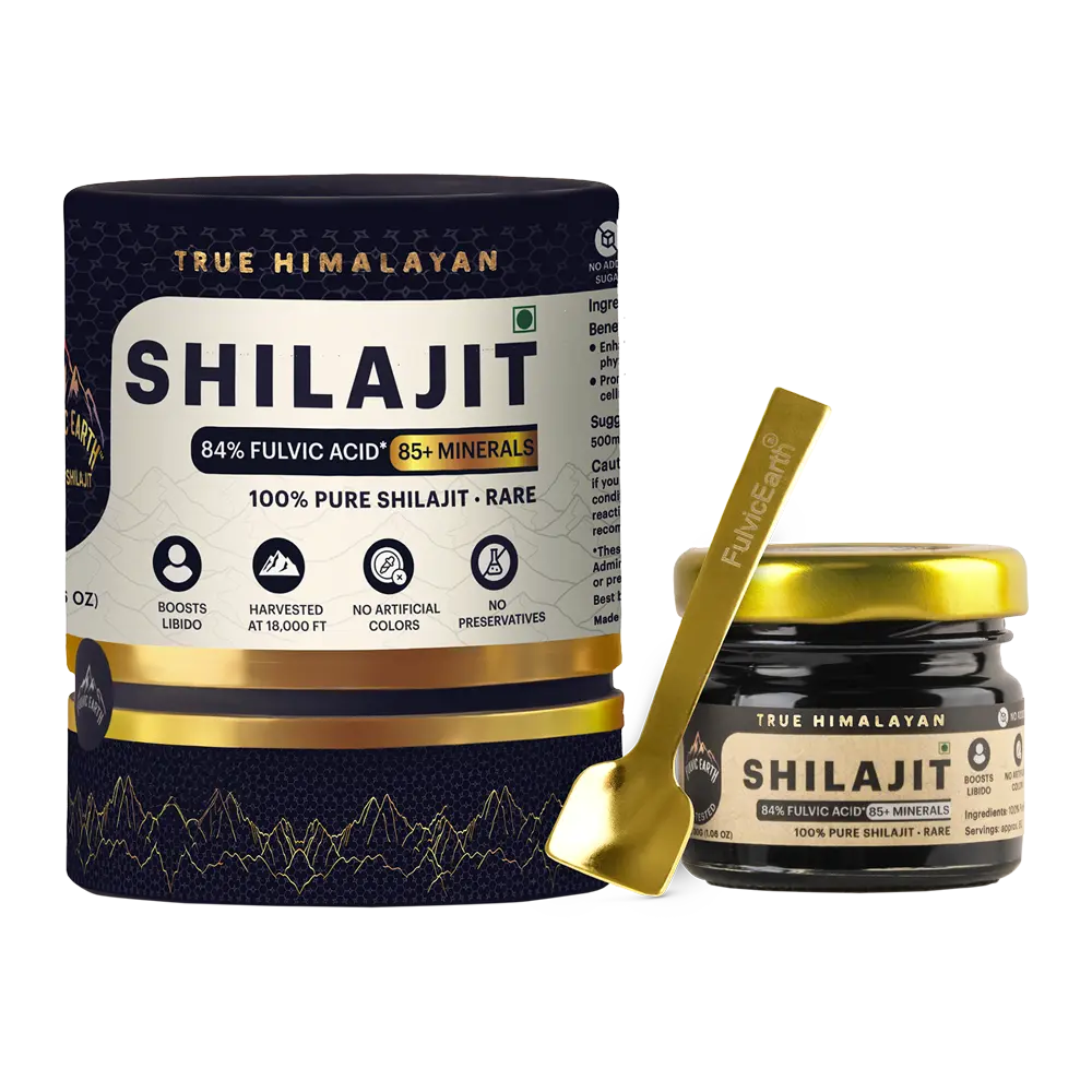 FulvicEarth Shilajit 100% Pure Shilajit Resin - Image 1